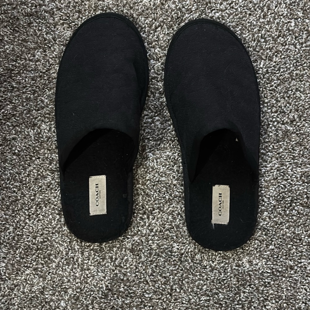 COACH brand slippers